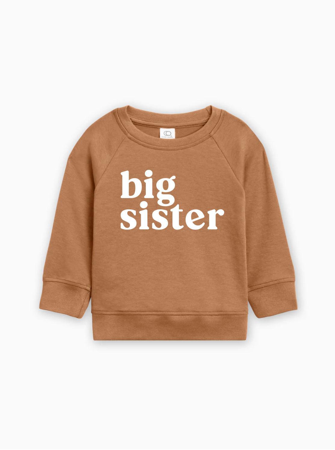 Big Sister Organic Cotton Pullover (Serif)
