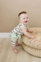 GOTS Certified Organic Cotton Sleeveless Romper - Billie & Kid