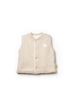 Organic Polka Dot Sherpa Baby Vest