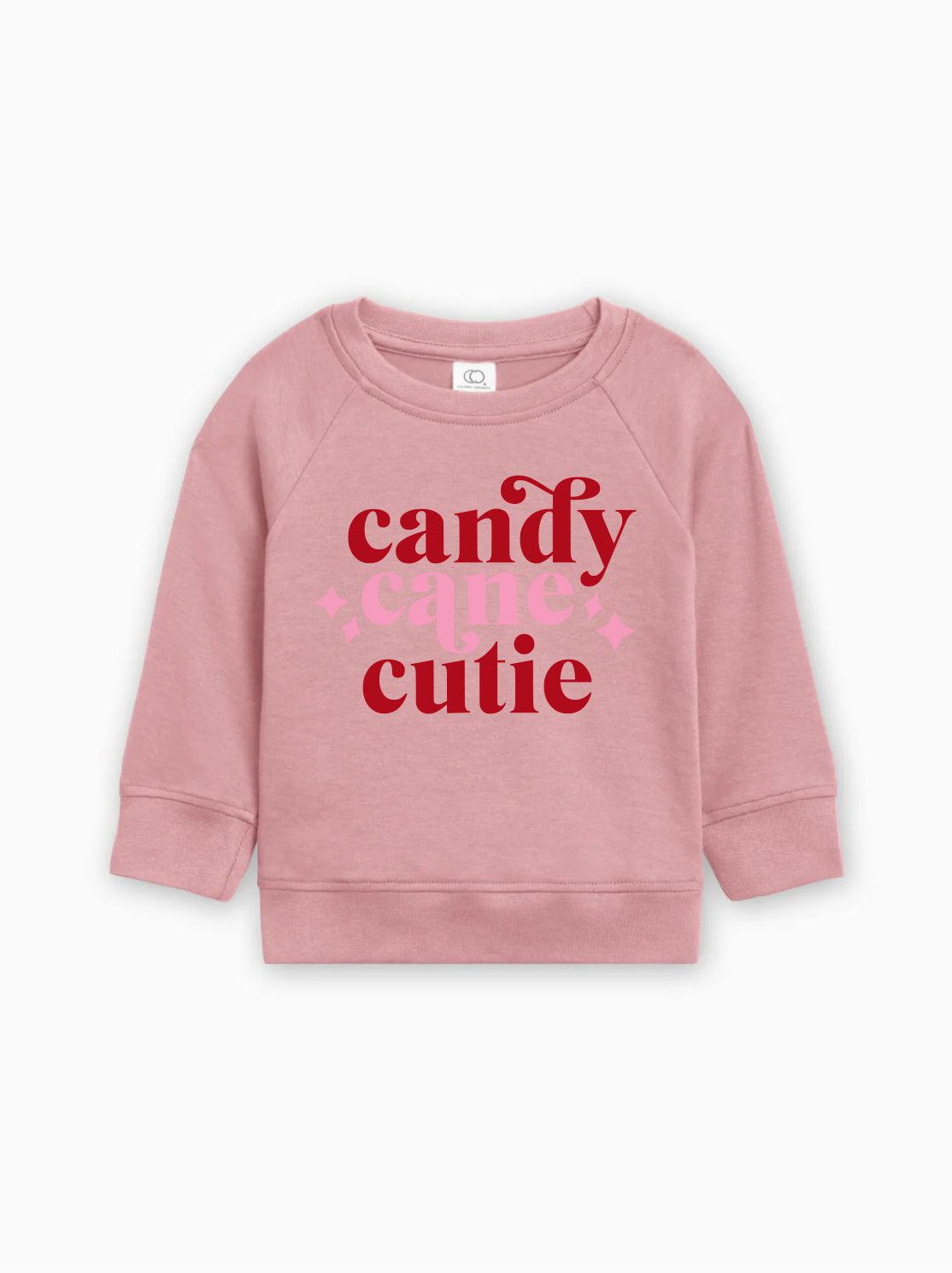 Candy Cane Cutie Christmas Organic cotton Baby Toddler Pullover
