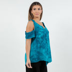 Mylie Cold Shoulder Top 100% Cotton Gauze
