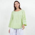 Women's Cotton Gauze Sabrina Top
