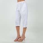 Women's Cotton Gauze Nydia Capri With Pockets