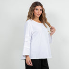 Women's Cotton Gauze Sabrina Top
