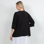 Jeanne Bolero Resort Wear Jacket 100% Cotton Gauze