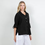 Sloanne Button-Up  100% Cotton Gauze