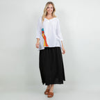 Lucia Applique Top  100% Cotton Gauze