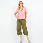 Women's 100% Cotton Gauze Turtle Top