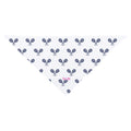 Dog Tennis Navy Bandana - Organic Cotton Poplin