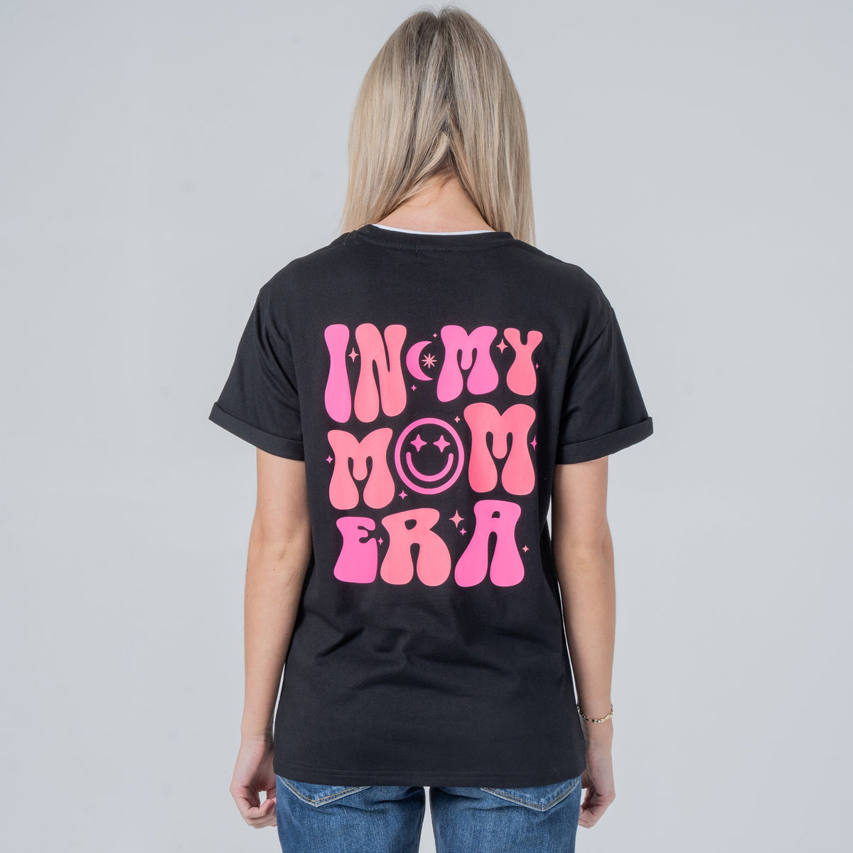 Mom Era Organic Cotton Nursing Tee - Pink