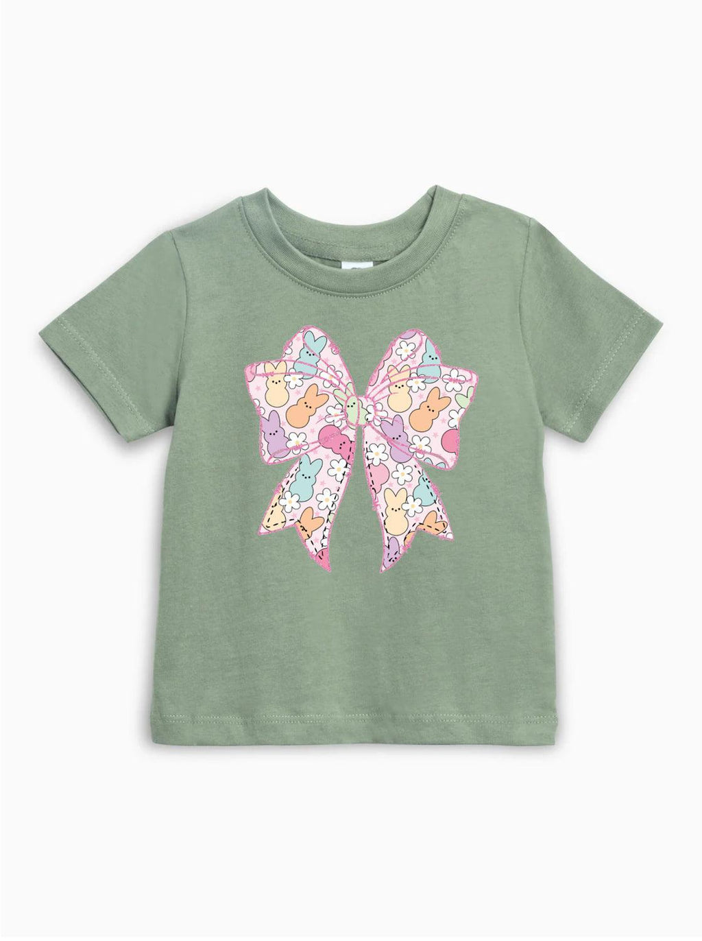 Easter Egg Bunny Ribbon Organic Cotton Baby And Kids Tee Easter Christian