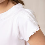 Organic Knit Top with Tulip Sleeves - Baby