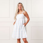 Organic Seersucker Sundress