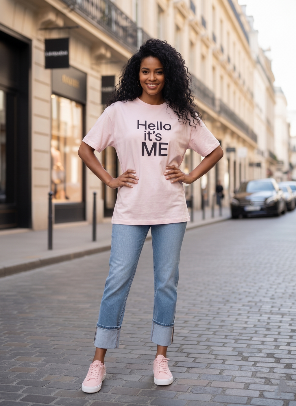 Hello It's ME Main Character Energy Women's Cotton T-Shirt