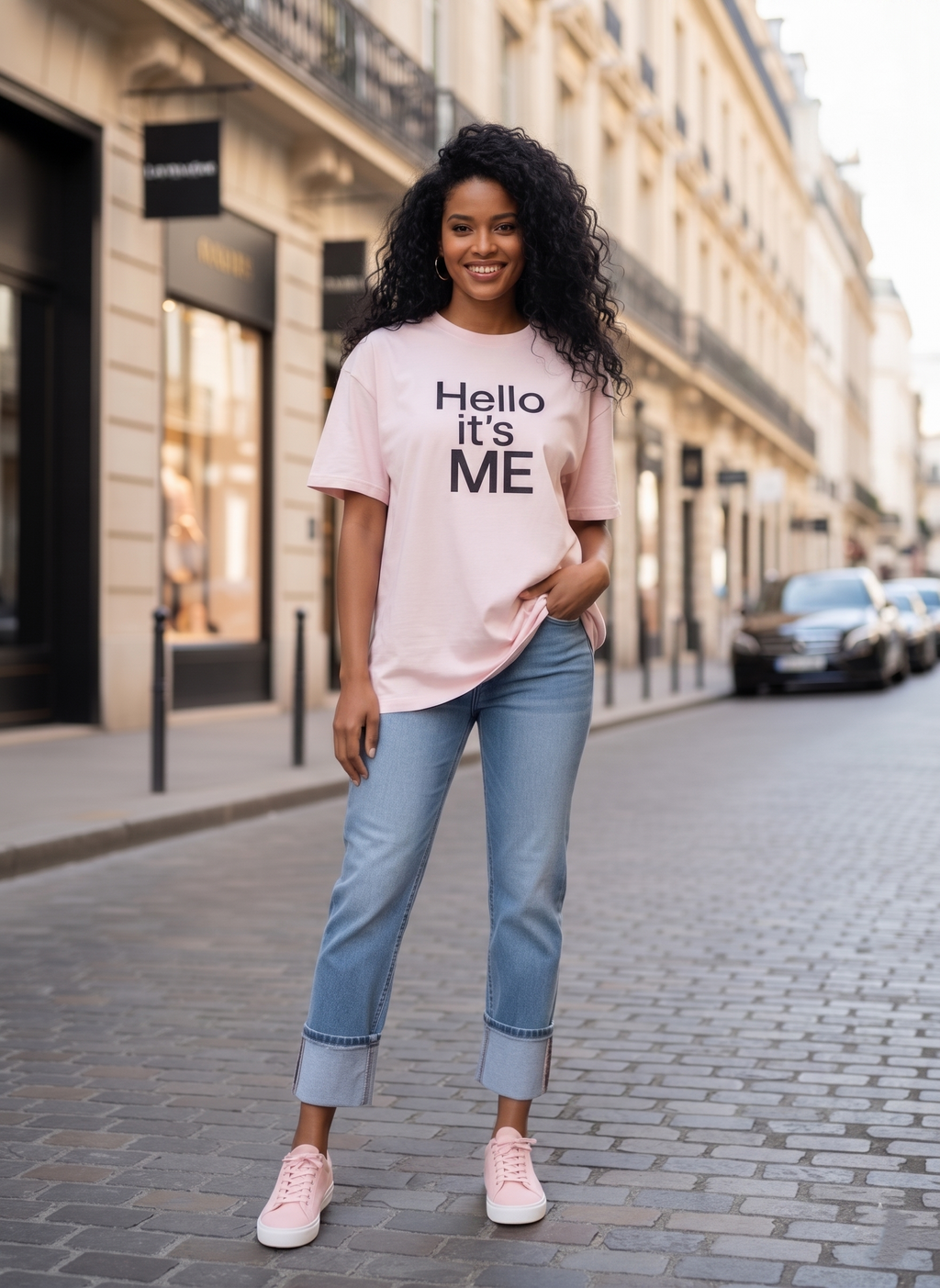 Hello It's ME Main Character Energy Women's Cotton T-Shirt