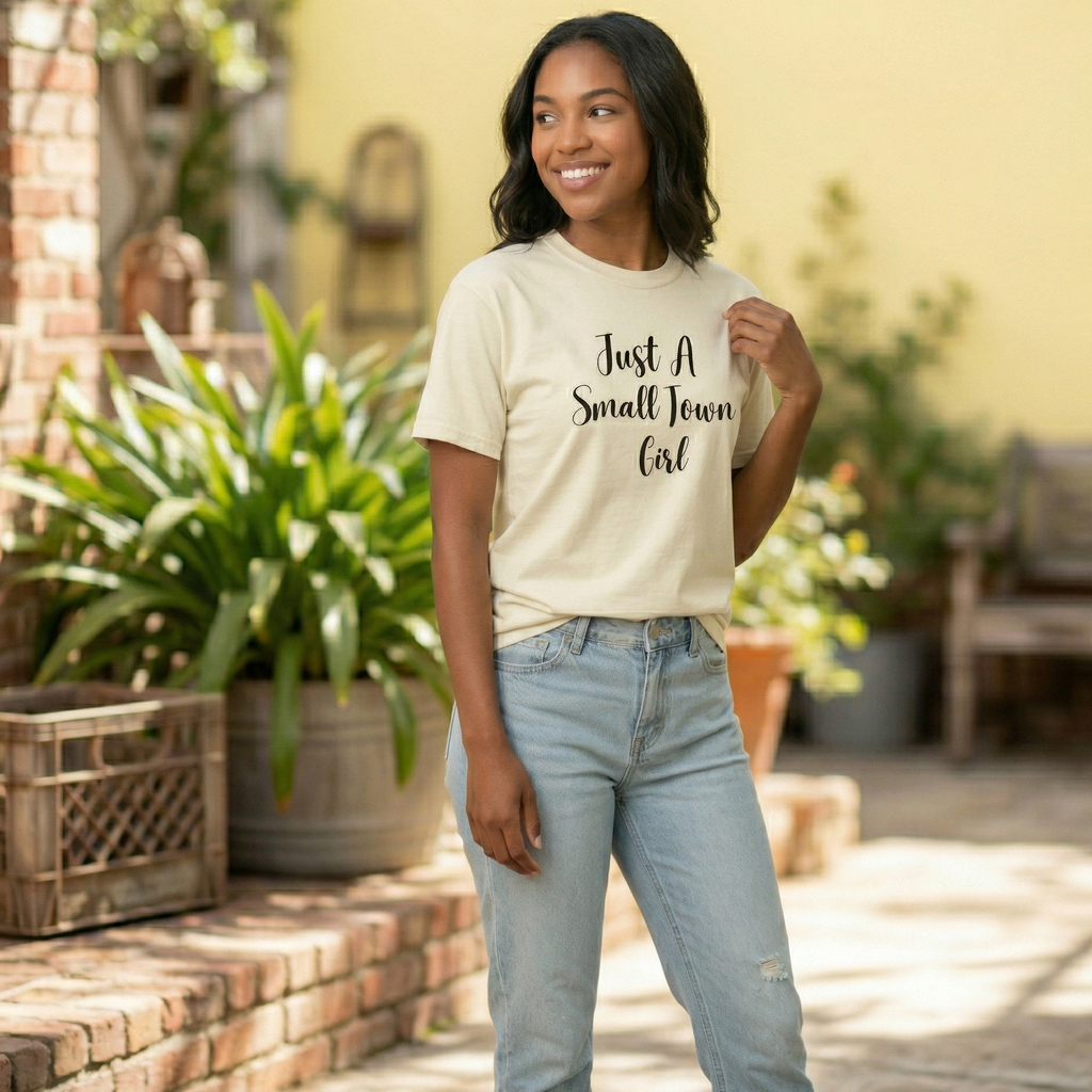 Forever Just A Small Town Girl Women's Cotton T-Shirt
