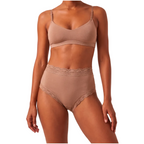 Organic Lace High Rise Brief