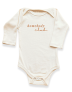 Homebody Club Organic Bodysuit Long Sleeve