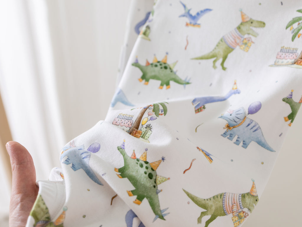 Dino-mite Birthday Organic Cotton Pajamas