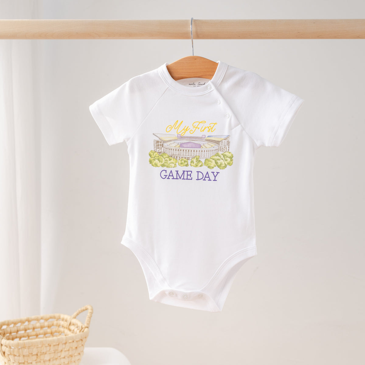 My First Game Day - Louisiana Organic Cotton Onesie