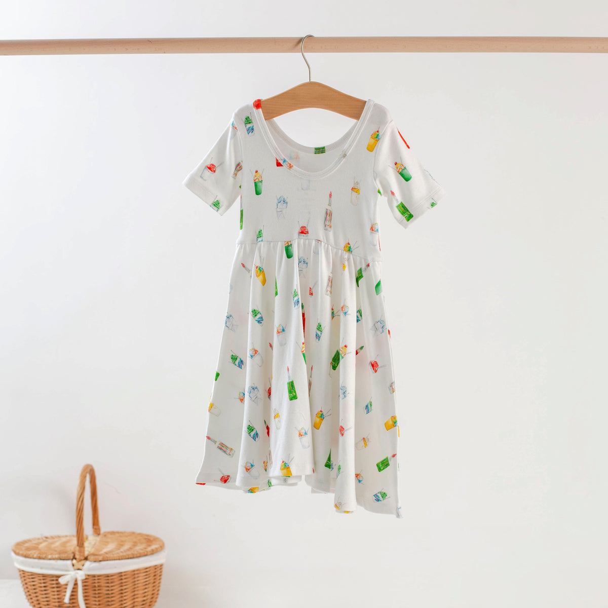 Sugar, Ice, & Everything Nice Organic Cotton Twirl Dress