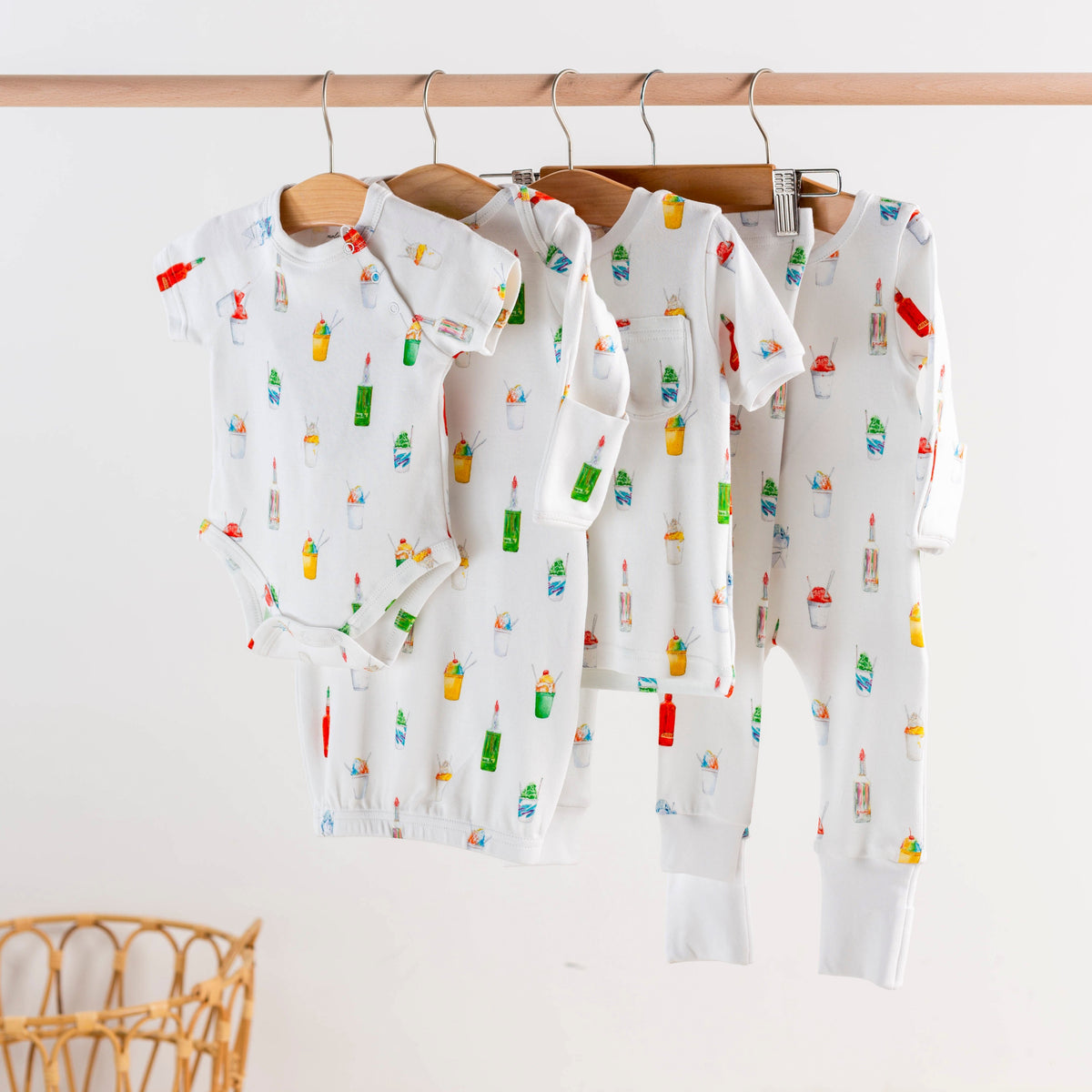 Sugar, Ice, & Everything Nice Organic Cotton Pajama Set