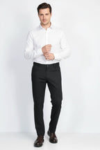 5 Pockets Cotton Black Men Pants - Wessi