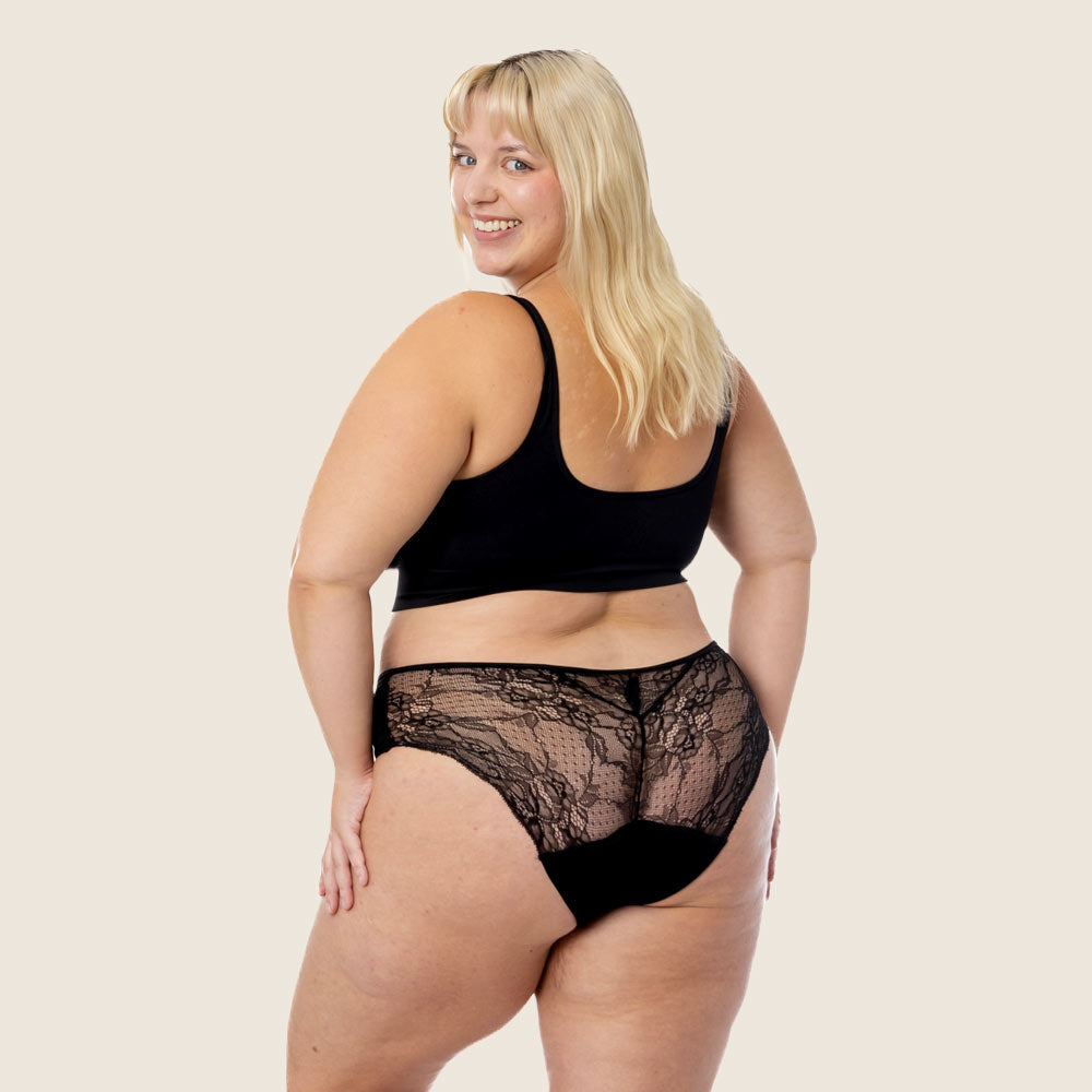 Lace Bamboo High-Waist