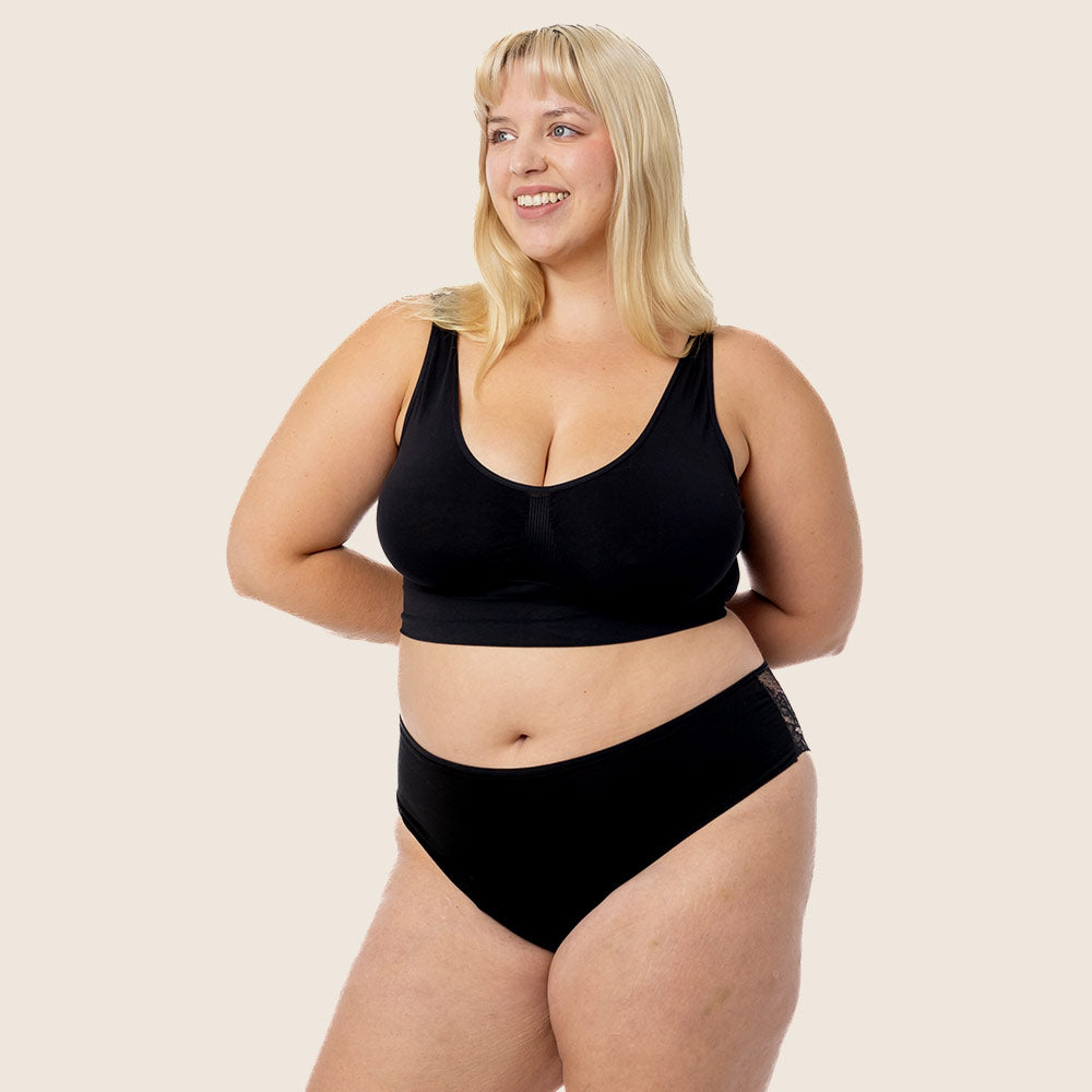 Lace Bamboo High-Waist