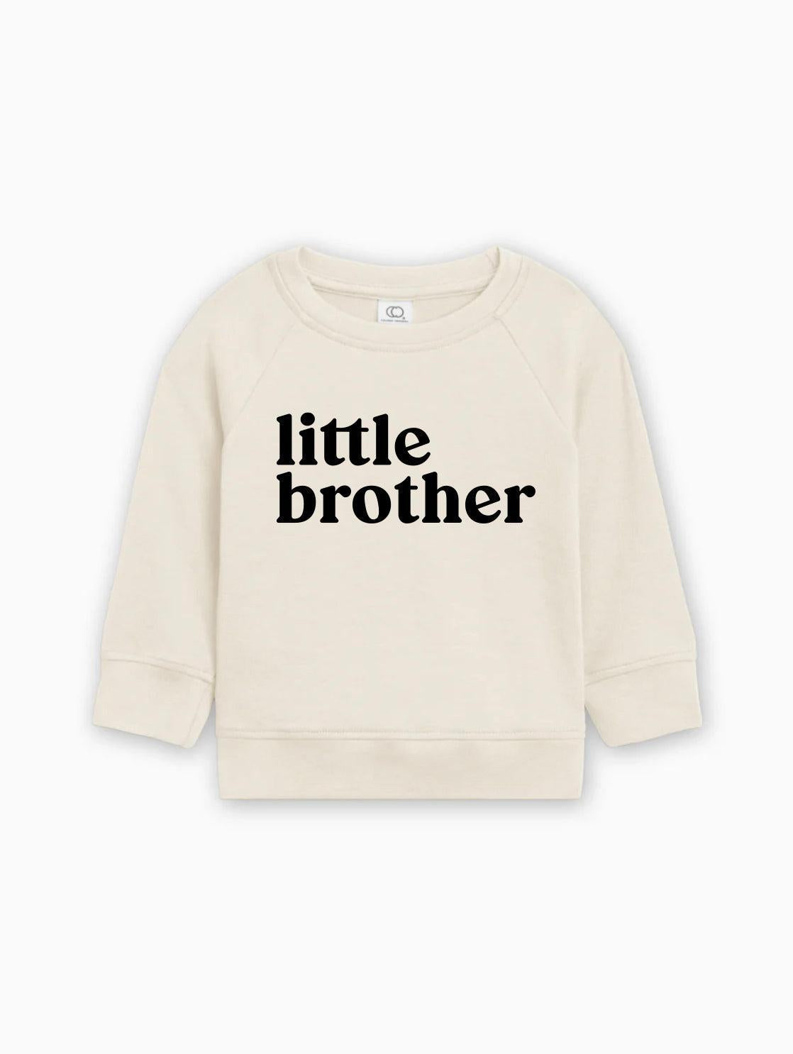 Little Brother Organic Cotton Baby Toddler Boy Pullover (Serif)