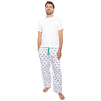 Men's Tennis Navy PJ Pants - Organic Cotton Poplin