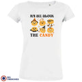 It's All About The Candy Halloween Women's Organic Cotton Tee