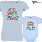 Christmas Crew Mom and Child Organic Cotton family Set (Set of 2)