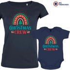 Christmas Crew Mom and Child Organic Cotton family Set (Set of 2)