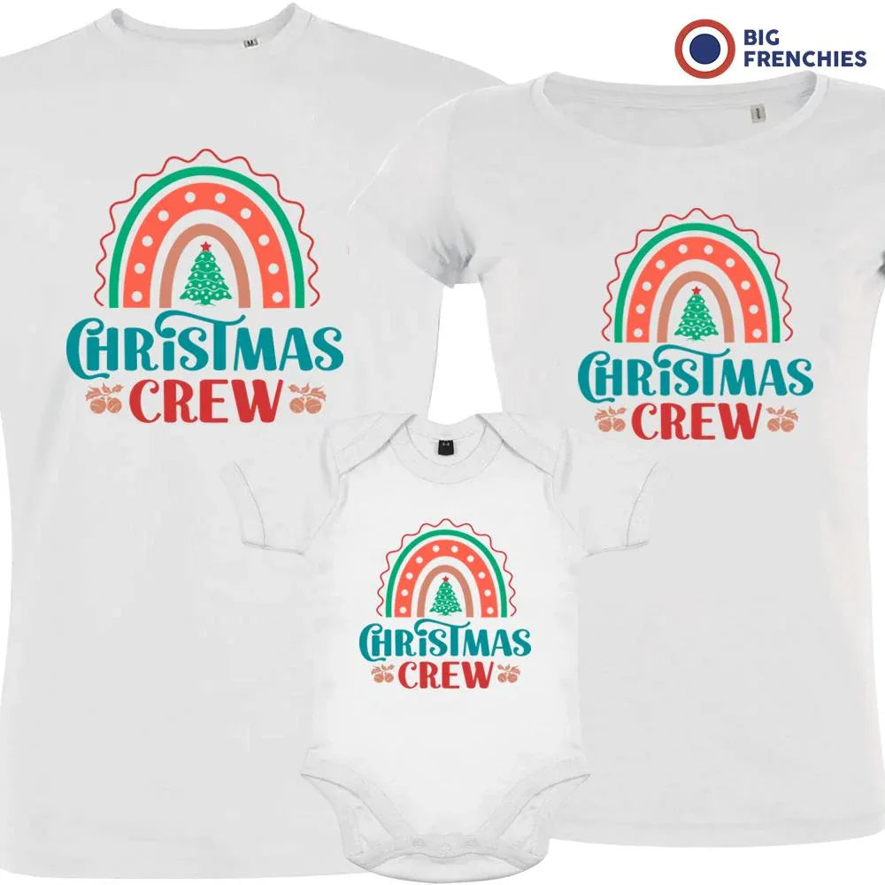 Christmas Crew Matching Family Organic Tees (Set of 3)