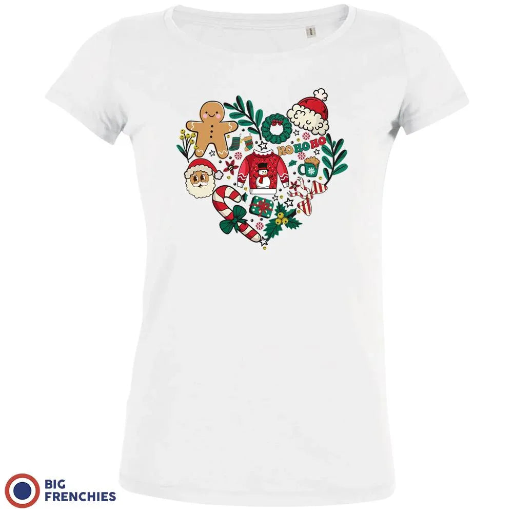 Christmas Heart Women's Organic Tee
