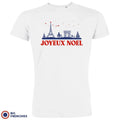 Joyeux Noël Paris Christmas Men's Organic Cotton Tee