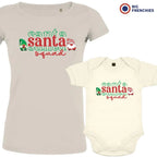 Santa Squad Christmas Mom and Child Organic Cotton family Set (Set of 2)