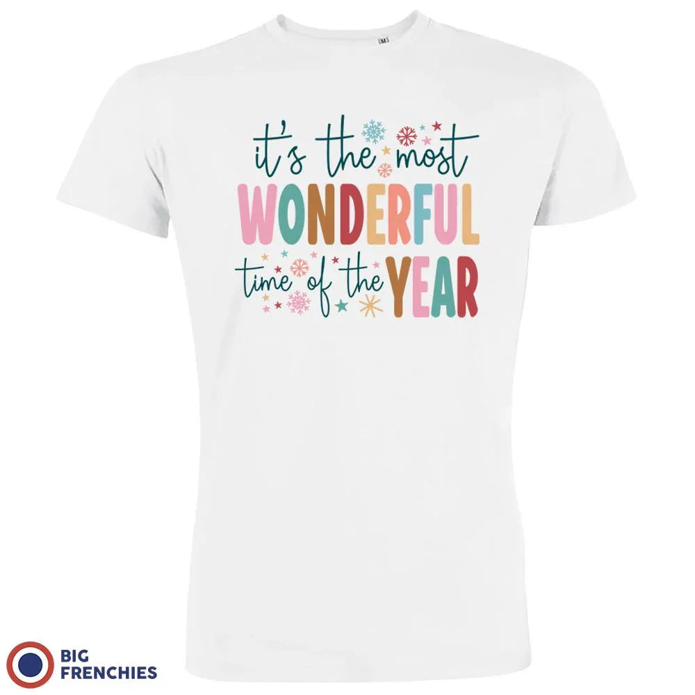 It's The Most Wonderful Time Of The Year Christmas Men's Organic Cotton Tee