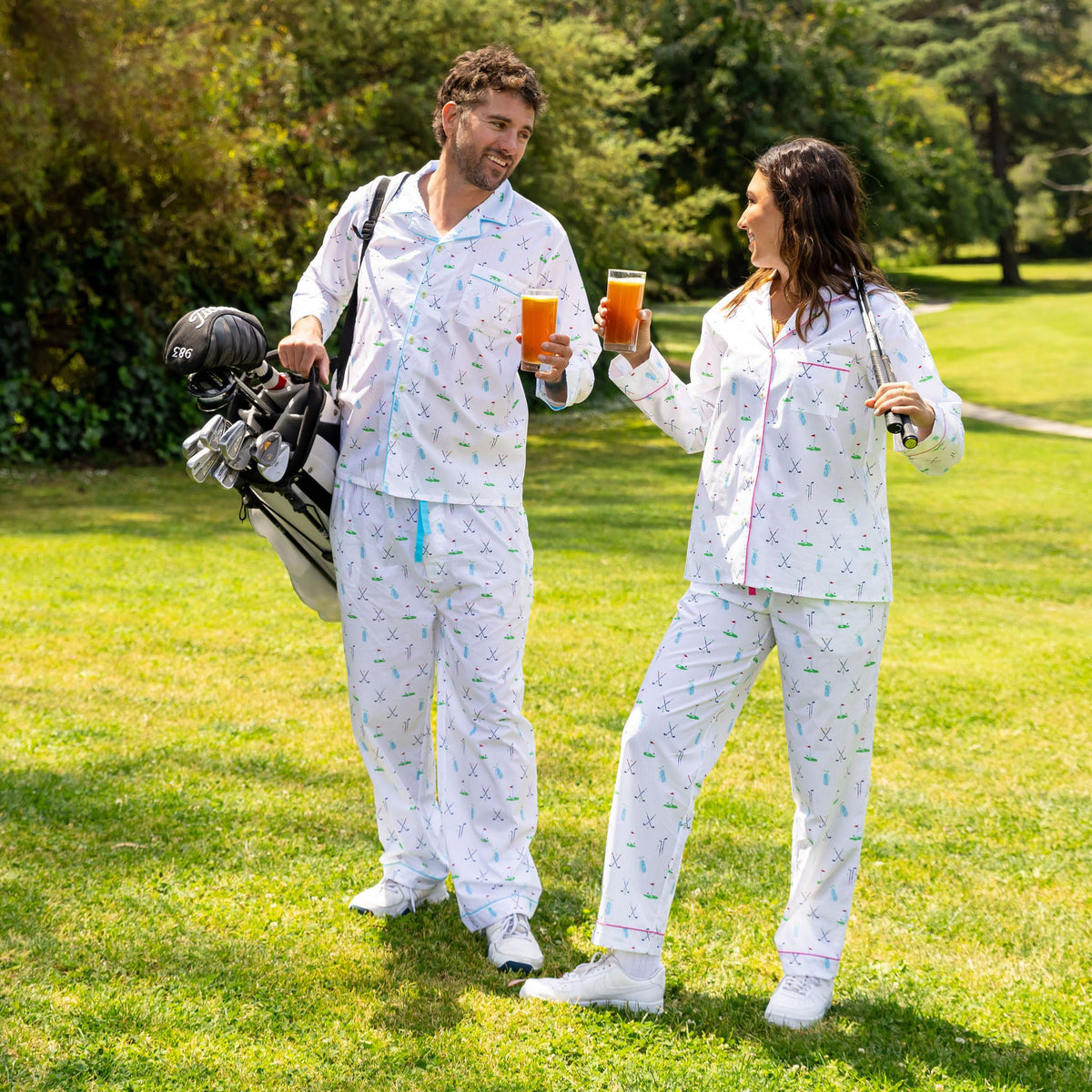 Men's Golf PJ Pants - Organic Cotton Poplin