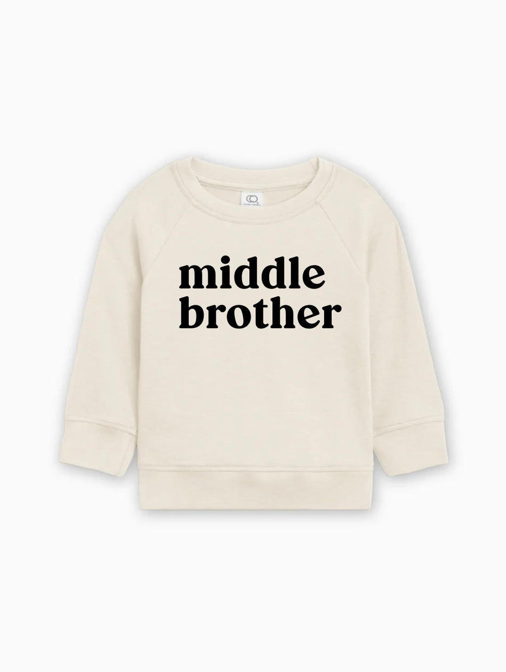 Middle Brother Organic Cotton Pullover (Serif)