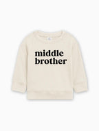 Middle Brother Organic Cotton Pullover (Serif)