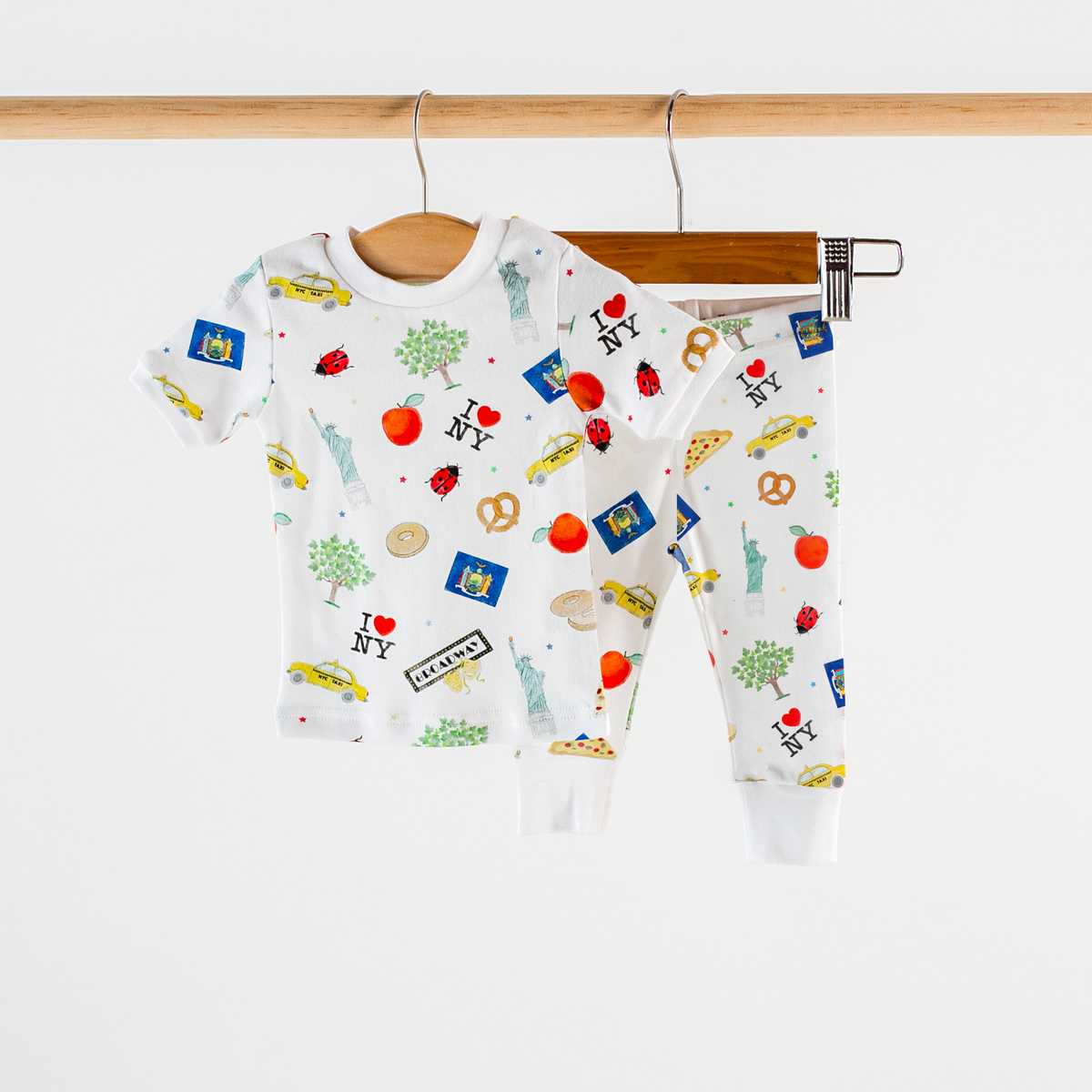 New York Kids Organic Cotton Pajama Set