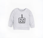 One Birthday Cake 1st birthday party Toddler Organic cotton French Terry sweatshirt
