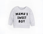 Organic Cotton Mama's Sweet Boy Baby and Toddler French Terry Sweatshirt