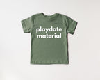 Playdate Material Organic Cotton Baby And Toddler Tee
