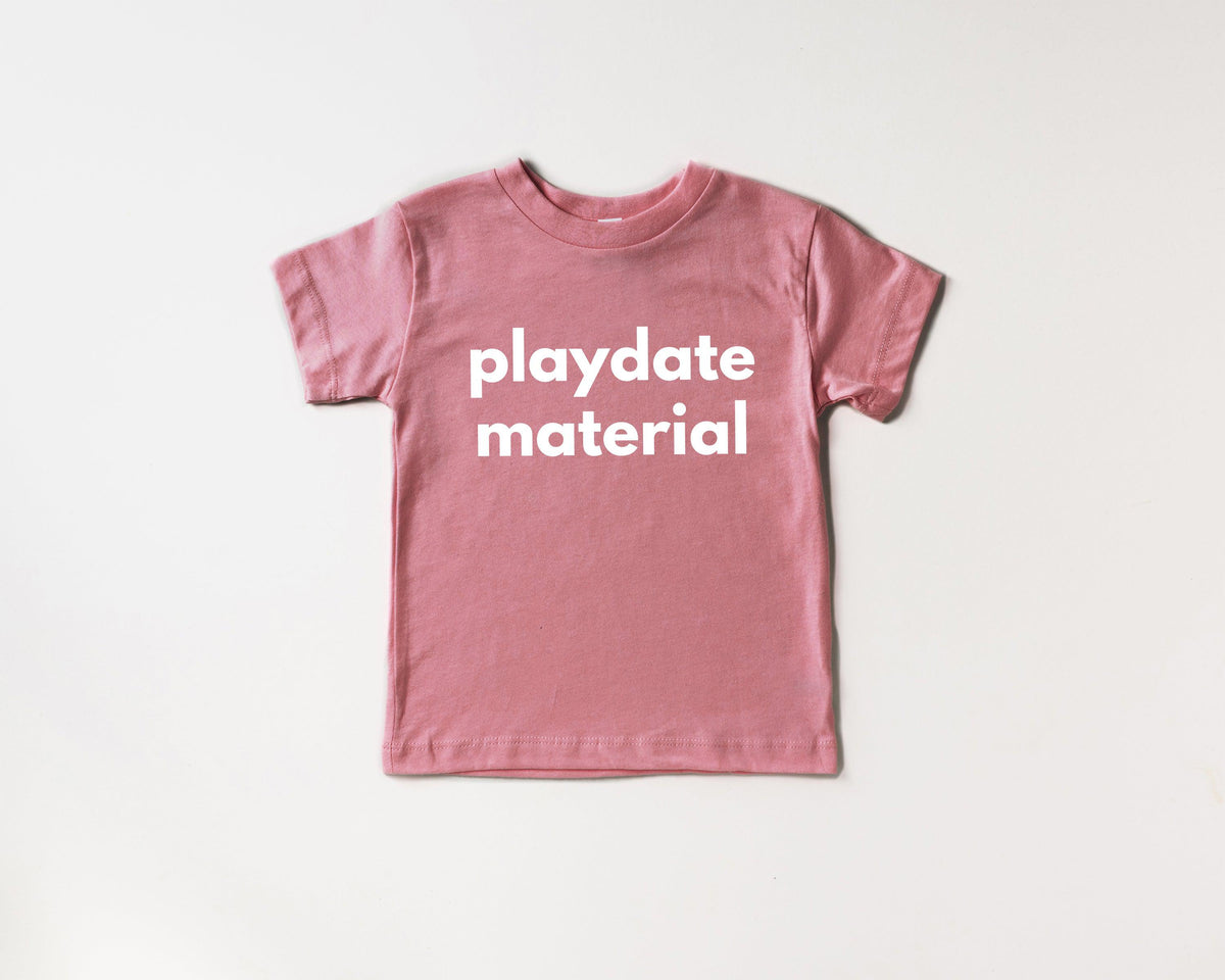 Playdate Material Organic Cotton Baby And Toddler Tee