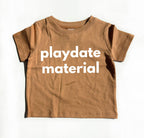 Playdate Material Organic Cotton Baby And Toddler Tee