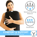 Organic Cotton Travel Size Yoga Bolster Set