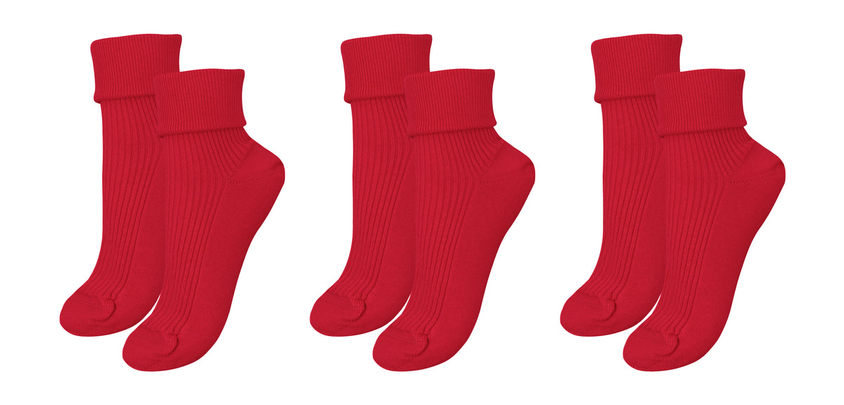 tittimitti® 100% Organic Combed Cotton Luxury Women's Socks 3-Pack. Made in Italy.